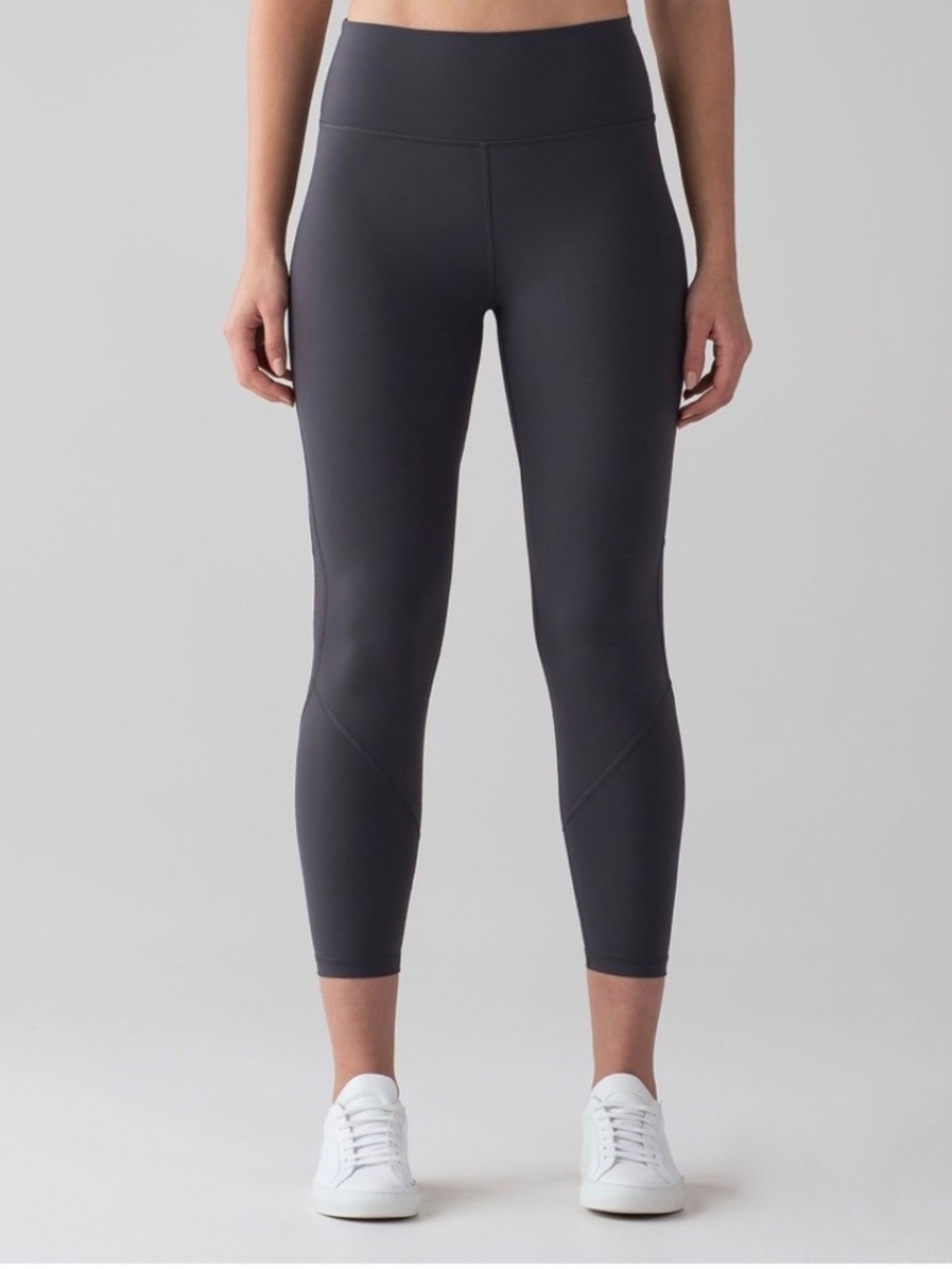 Lululemon Women’s Revitalize Tight Gray Legging back knee mesh size 8 - Picture 1 of 13